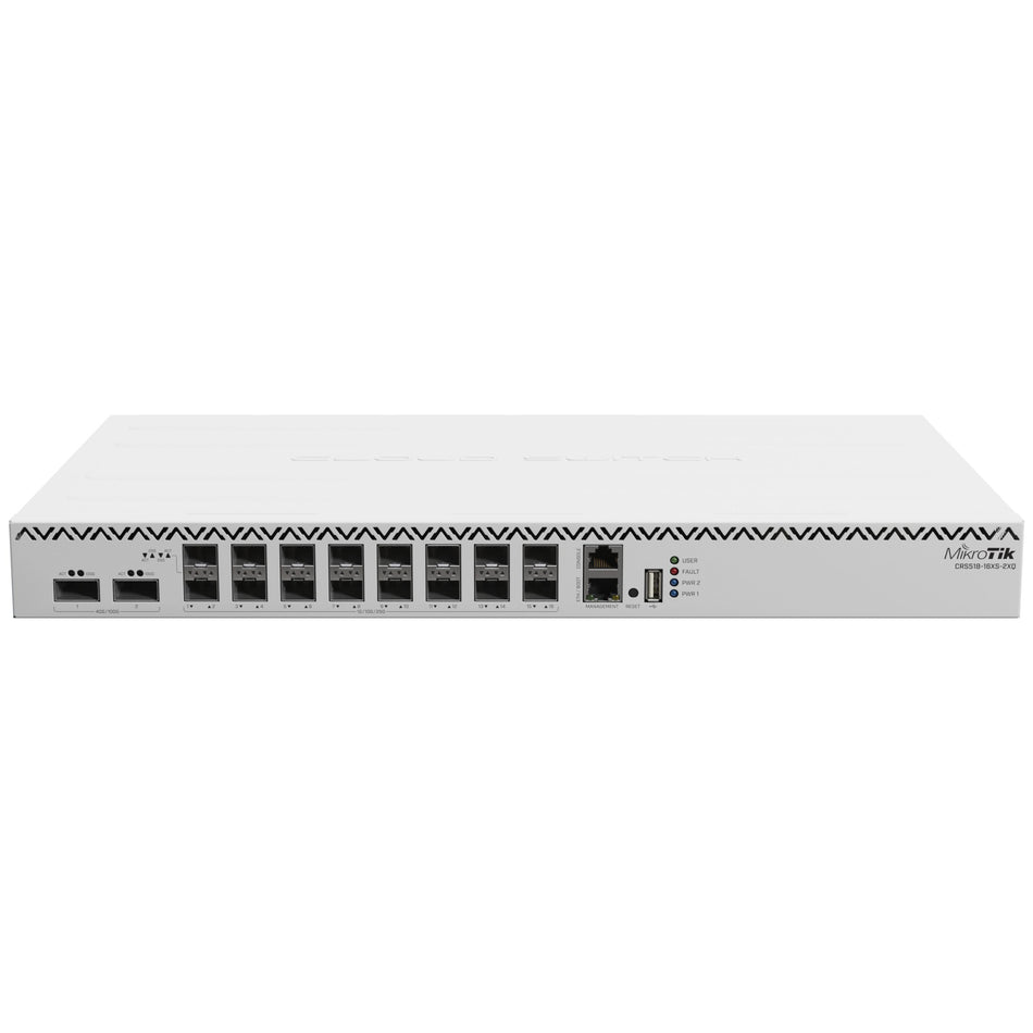 MikroTik CRS518 100-Gigabit Switch [CRS518-16XS-2XQ-RM]