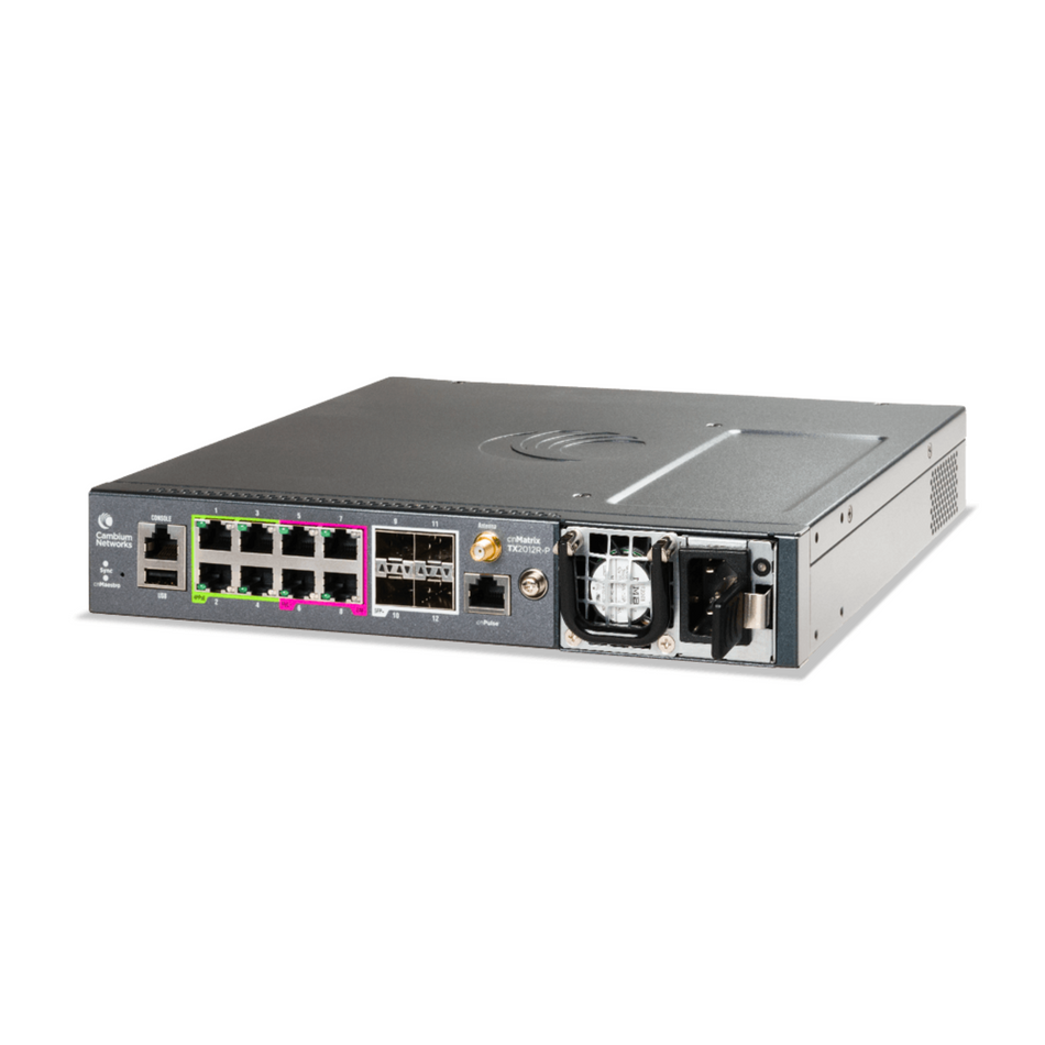 Cambium cnMatrix TX2012R-P Intelligent Ethernet PoE Switch [MXTX2012GxPA11]