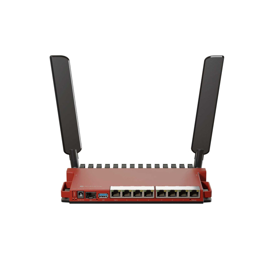 MikroTik L009 8x Gbit Ethernet, 1x 2.5Gbit SFP with 2.4 GHz ax Dual-Chain Wireless Router [L009UiGS-2HaxD-IN]