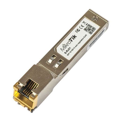 MikroTik RJ45 SFP 10/100/1000M Copper Module [S-RJ01]