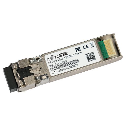 MikroTik 1.25G SFP 10G SFP+ and 25G SFP28 module [XS+31LC10D]