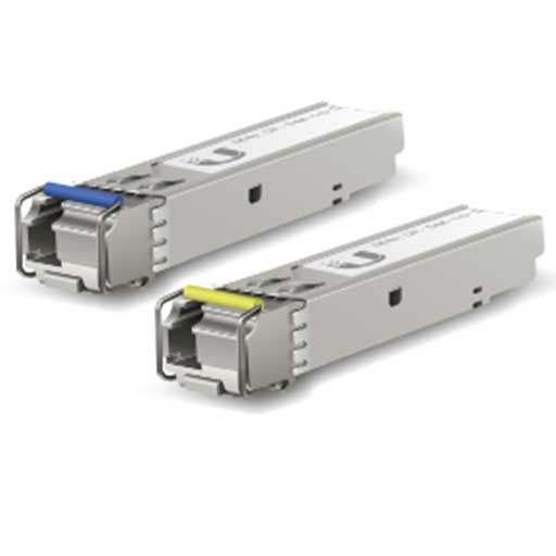 Ubiquiti UFiber Single-Mode 1 Gbps SFP Fiber Module w/ BiDi (1-Pair)